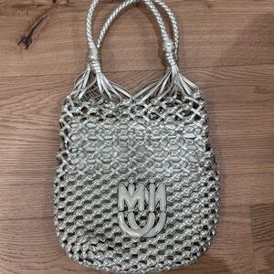 Brand new MIU MIU leather tote